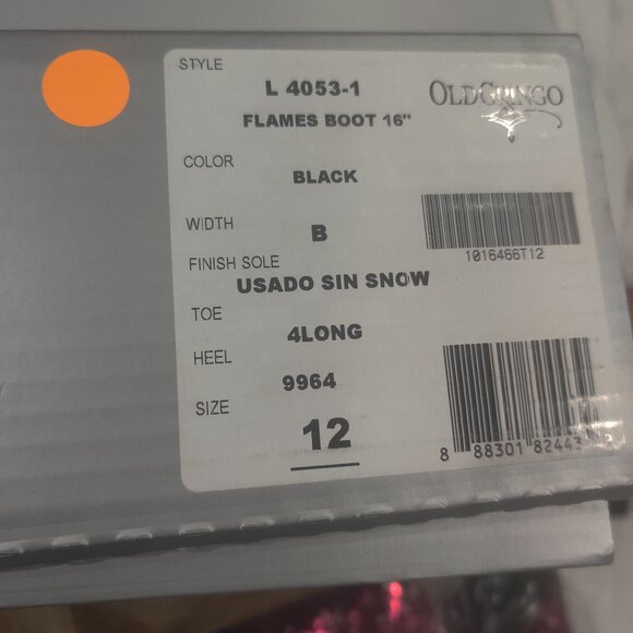 Old Gringo boots size 12 New - Picture 2 of 7